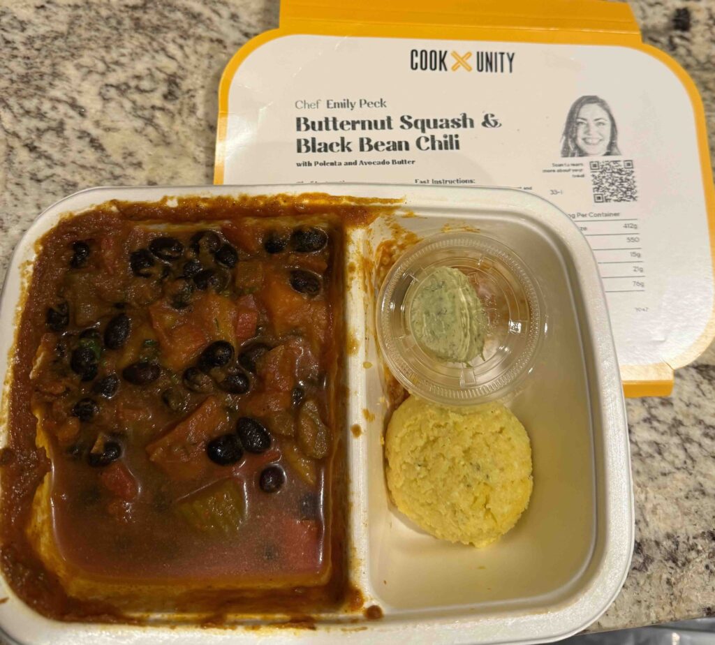 Butternut Squash Black Bean Chilli